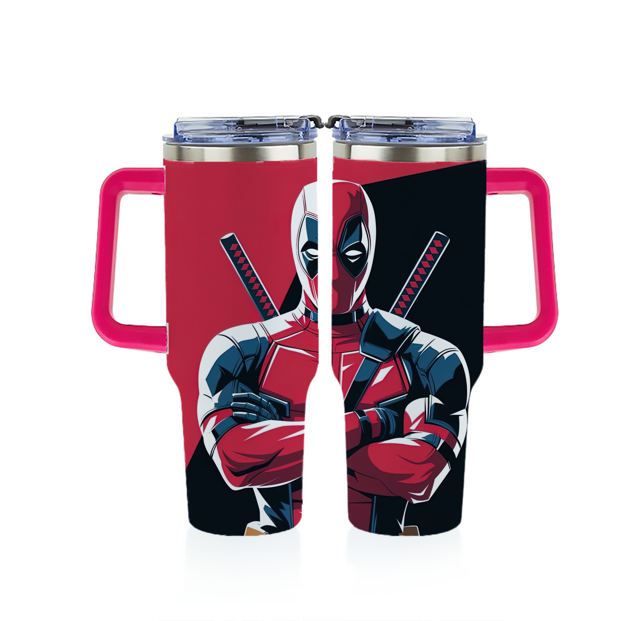 （画像用） Deadpool デッドプール 1200ｍLフルプリント車用タンブラー